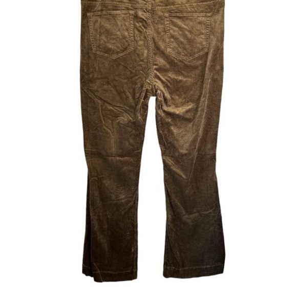 J. Jill Corduroy Brown Flare Style Women's Pants Size 14 Tall - Picture 6 of 9